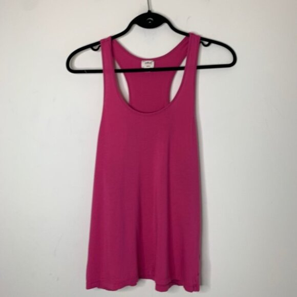 Aritzia Wilfred Tank Top sleeveless Racerback Pima Cotton Pink Size Small - Picture 5 of 15